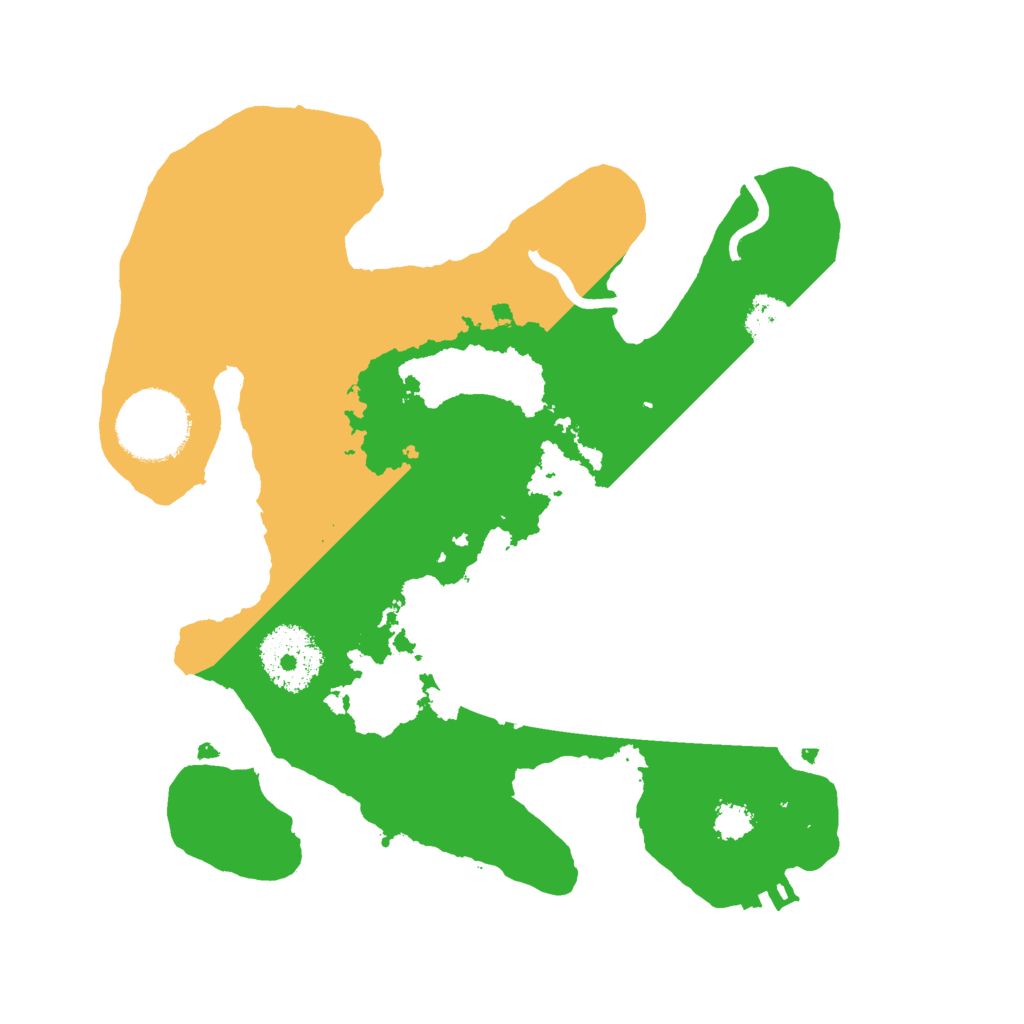 Biome Rust Map: Procedural Map, Size: 2500, Seed: 1814910312