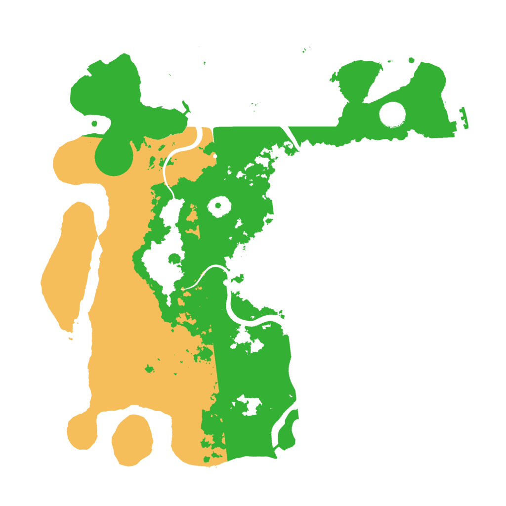 Biome Rust Map: Procedural Map, Size: 3500, Seed: 102030