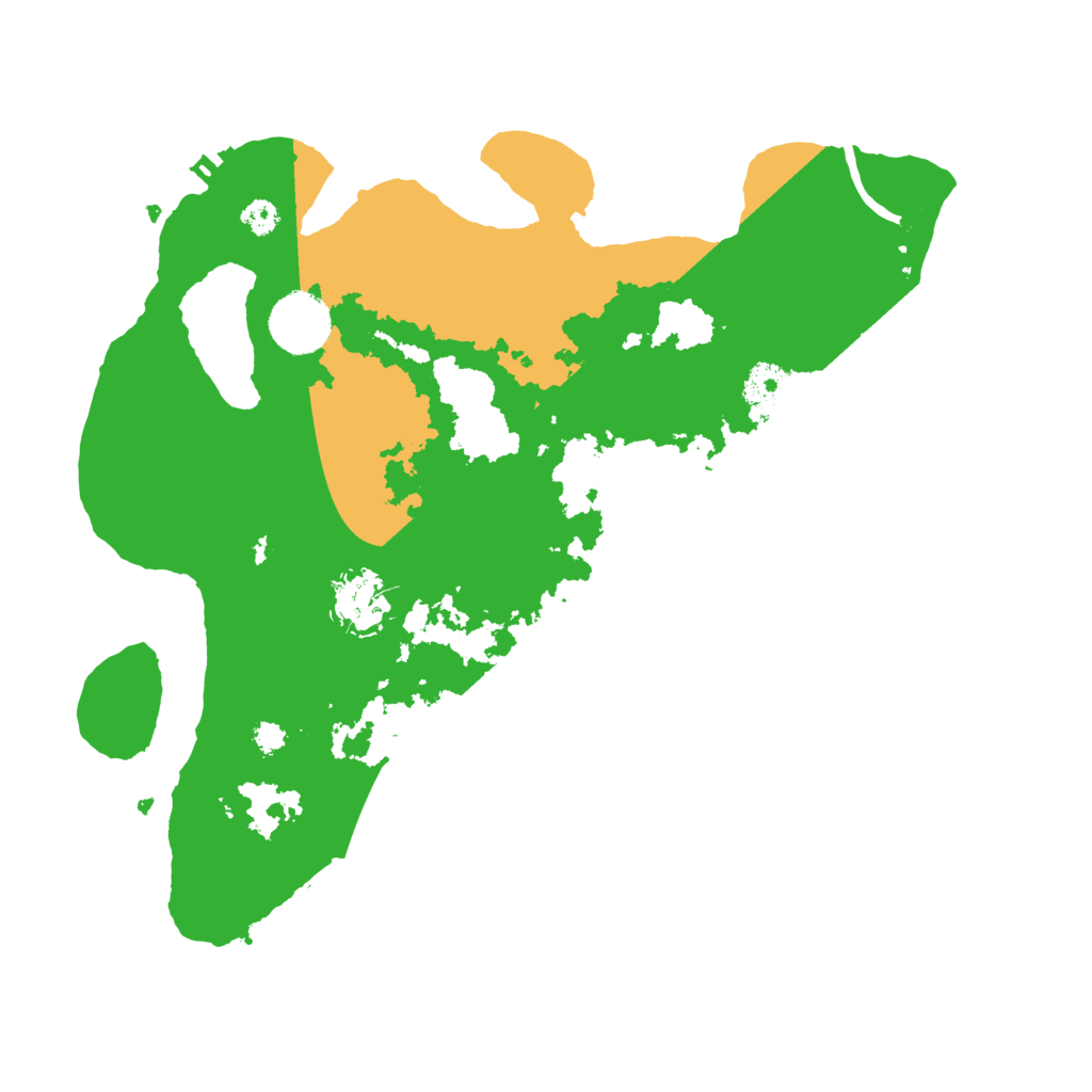 Biome Rust Map: Procedural Map, Size: 3200, Seed: 899580