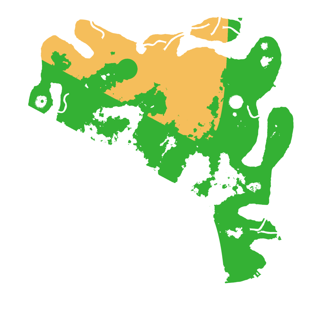 Biome Rust Map: Procedural Map, Size: 4000, Seed: 929604