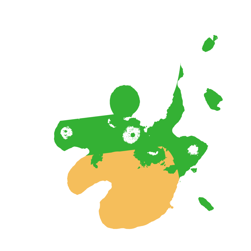 Biome Rust Map: Procedural Map, Size: 2222, Seed: 777777