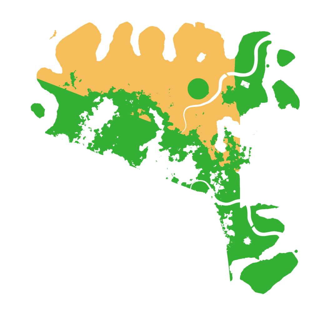Biome Rust Map: Procedural Map, Size: 4000, Seed: 709843