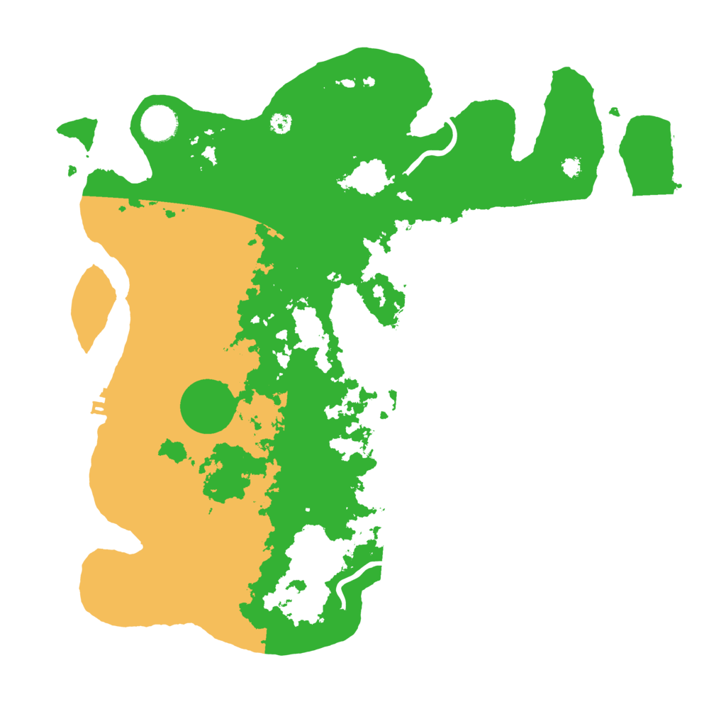 Biome Rust Map: Procedural Map, Size: 3500, Seed: 1199282096