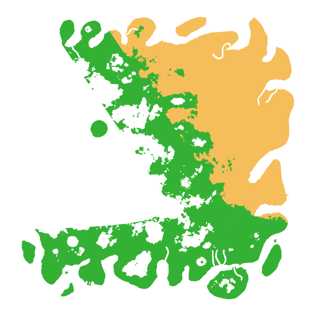 Biome Rust Map: Procedural Map, Size: 5000, Seed: 542314