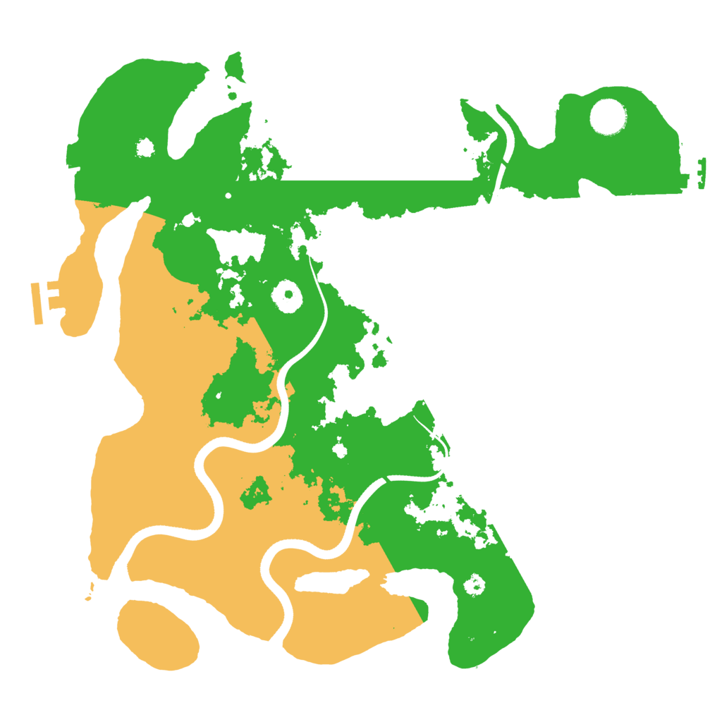 Biome Rust Map: Procedural Map, Size: 3500, Seed: 1148071128