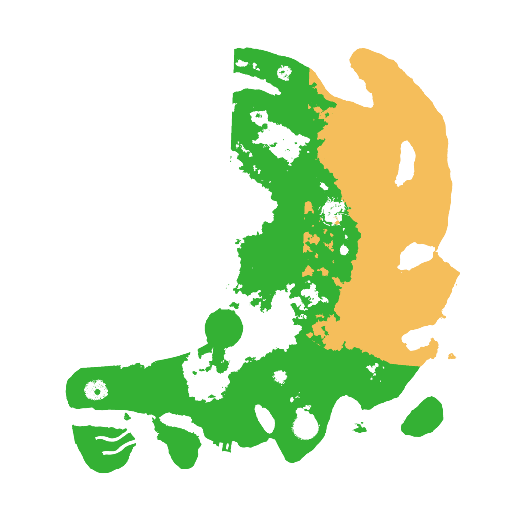 Biome Rust Map: Procedural Map, Size: 3500, Seed: 1414860413