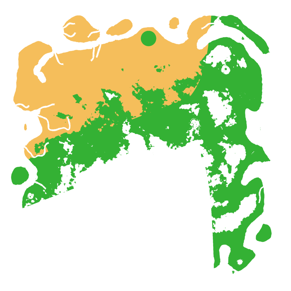 Biome Rust Map: Procedural Map, Size: 5000, Seed: 2002