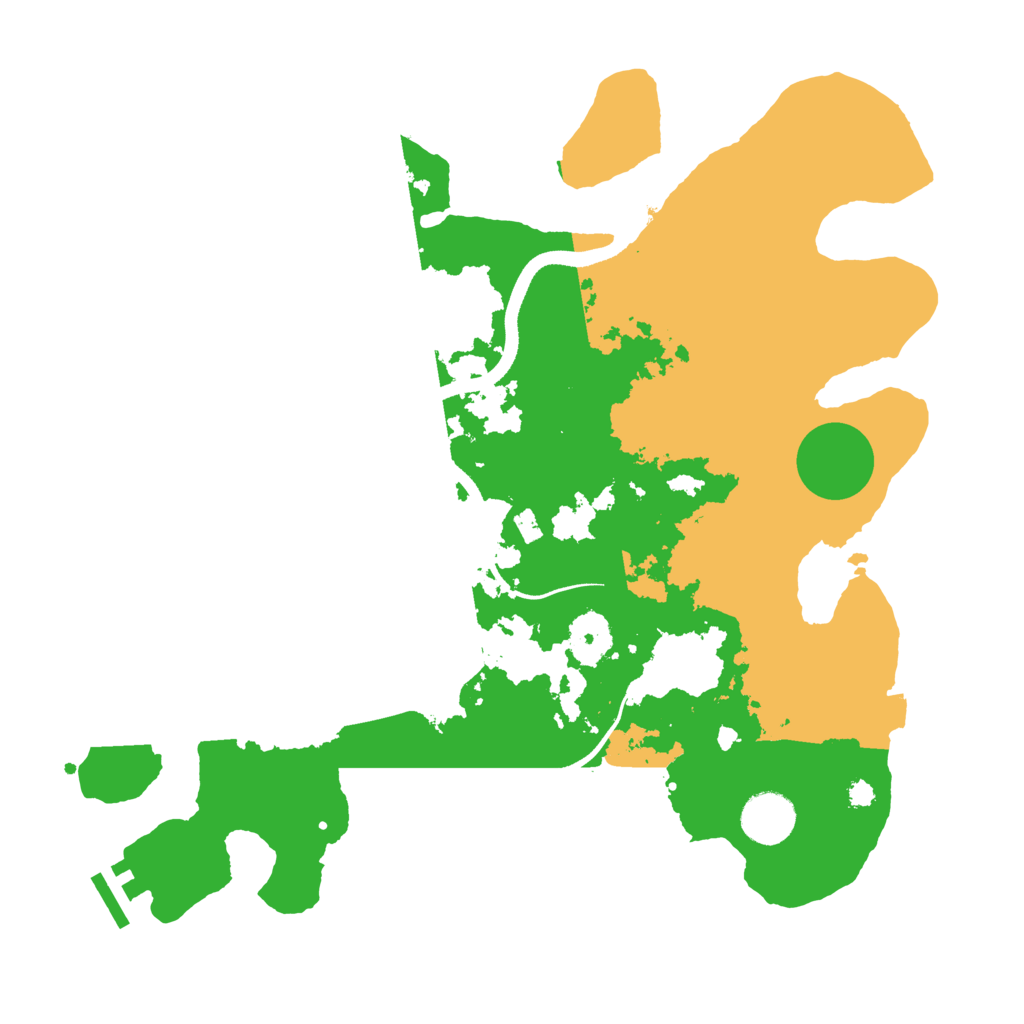 Biome Rust Map: Procedural Map, Size: 3500, Seed: 584615616