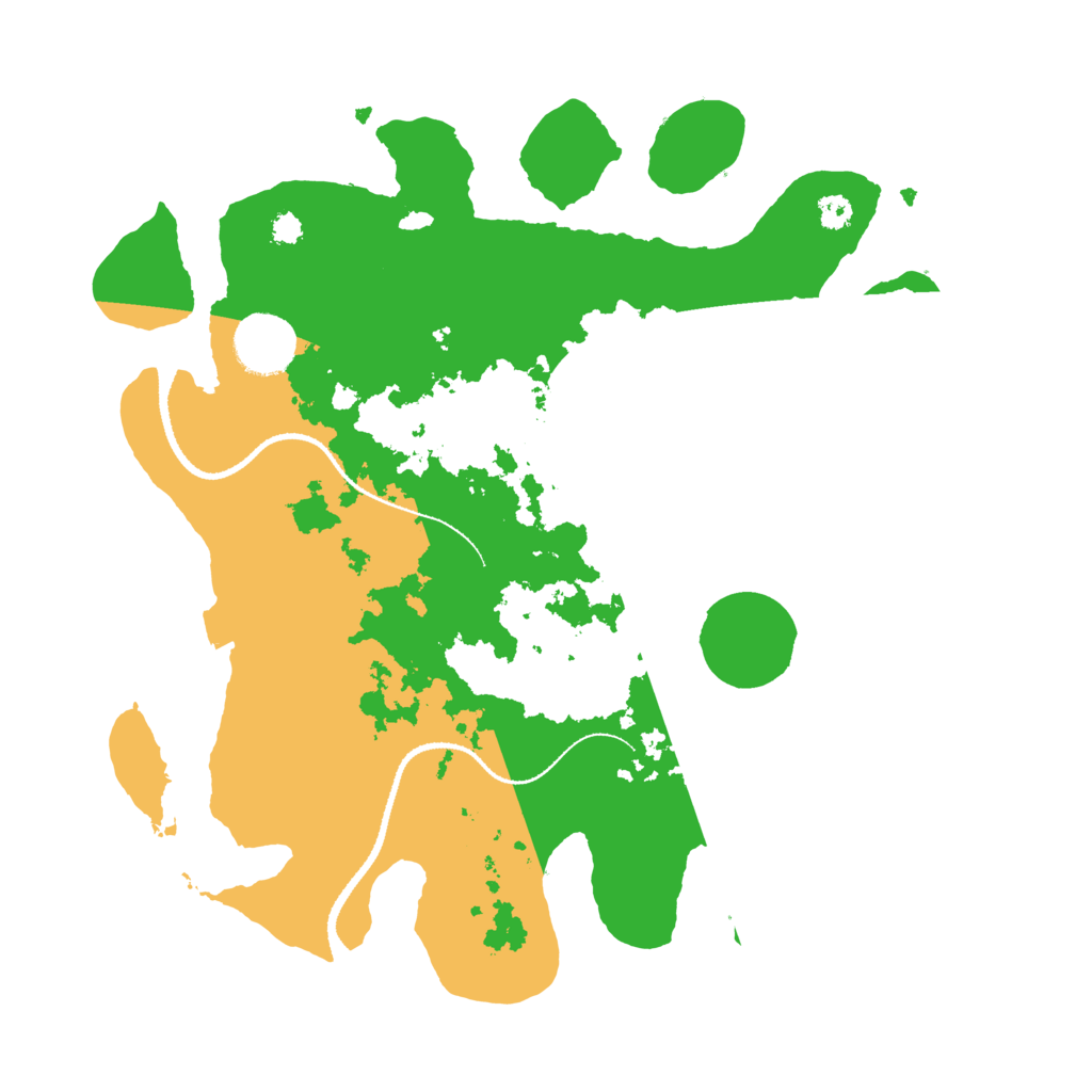 Biome Rust Map: Procedural Map, Size: 3200, Seed: 56735