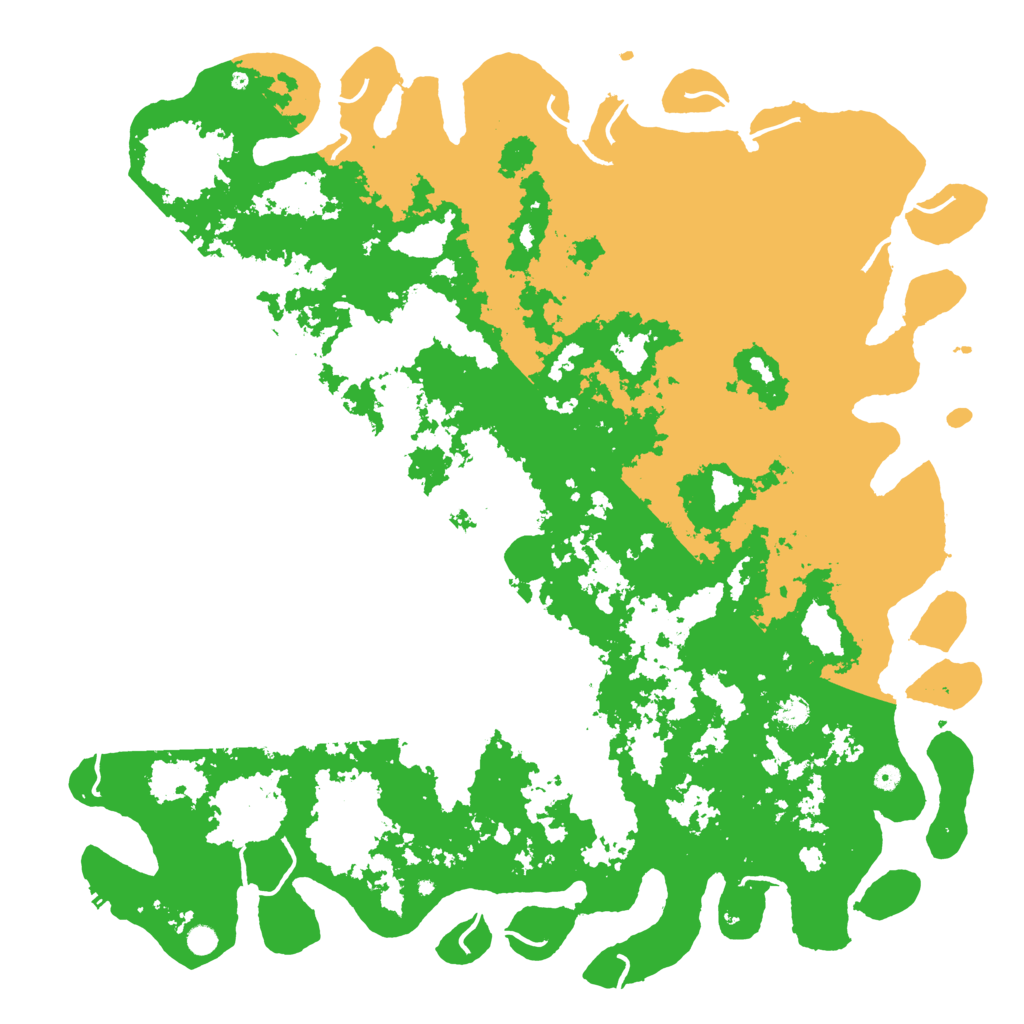 Biome Rust Map: Procedural Map, Size: 6000, Seed: 1312071583