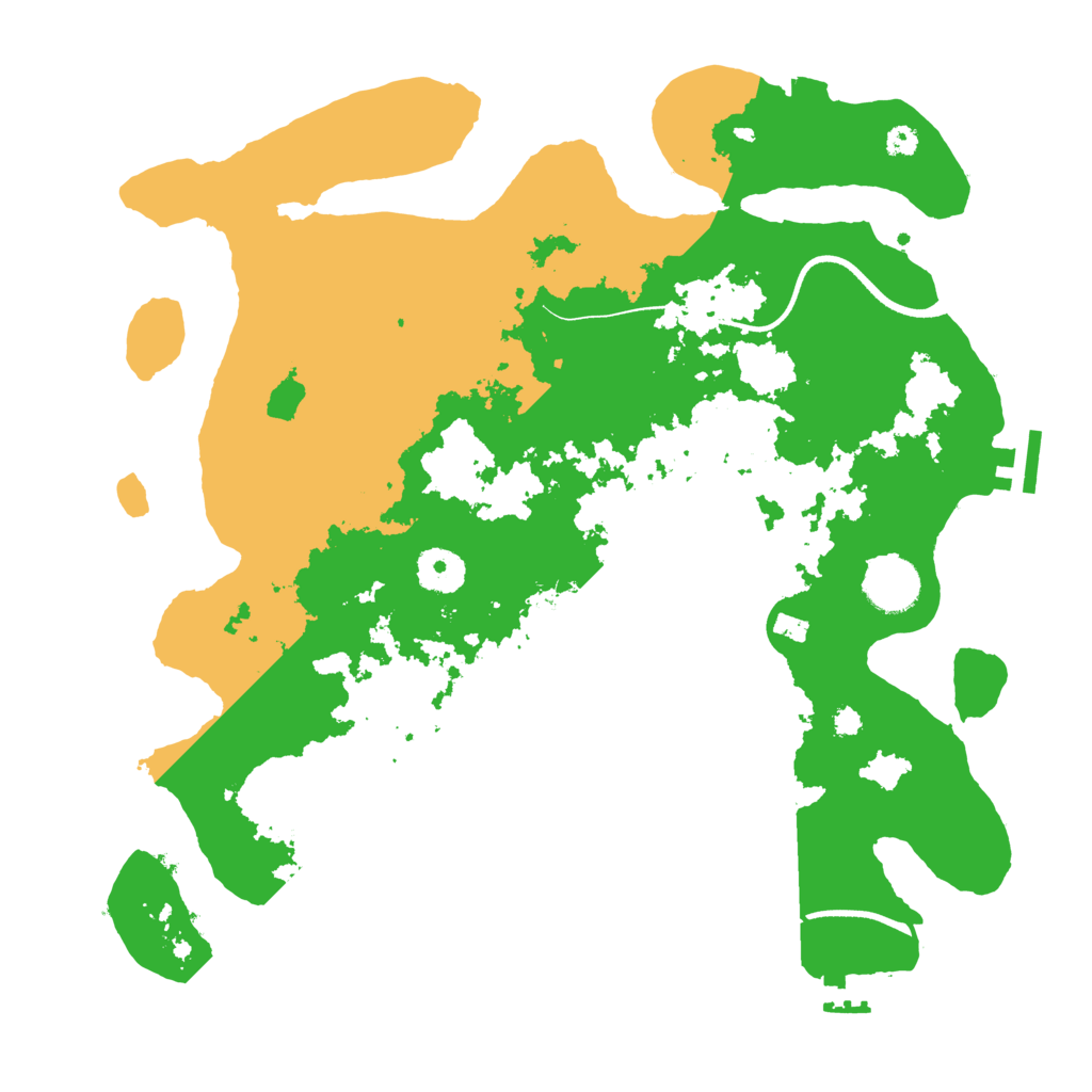 Biome Rust Map: Procedural Map, Size: 3500, Seed: 1823783930