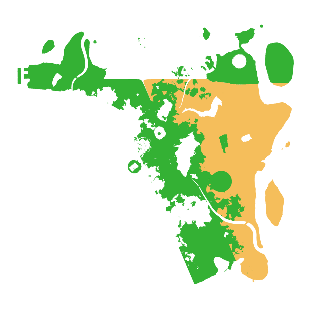 Biome Rust Map: Procedural Map, Size: 4000, Seed: 214746