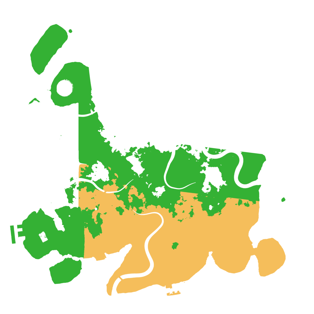 Biome Rust Map: Procedural Map, Size: 3500, Seed: 1556443486