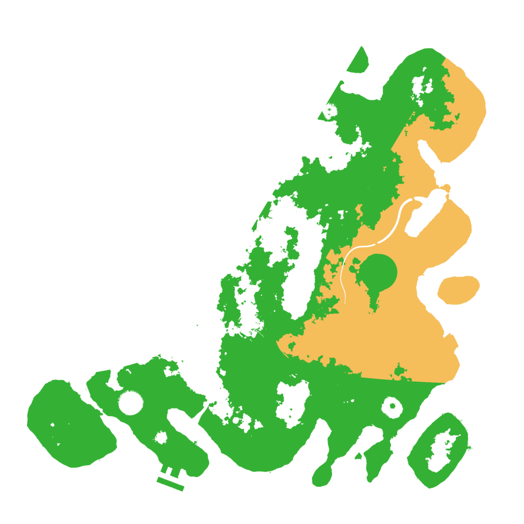 Biome Rust Map: Procedural Map, Size: 3800, Seed: 955266880