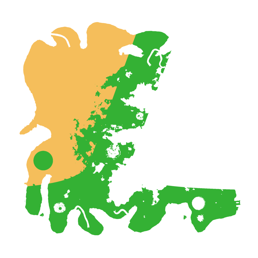 Biome Rust Map: Procedural Map, Size: 3500, Seed: 1827426732