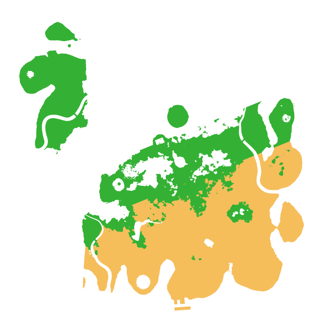 Biome Rust Map: Procedural Map, Size: 4000, Seed: 5551
