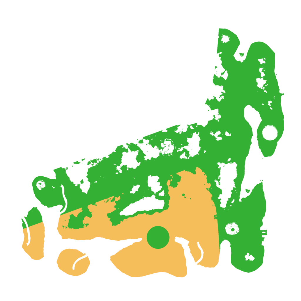 Biome Rust Map: Procedural Map, Size: 3500, Seed: 523637623