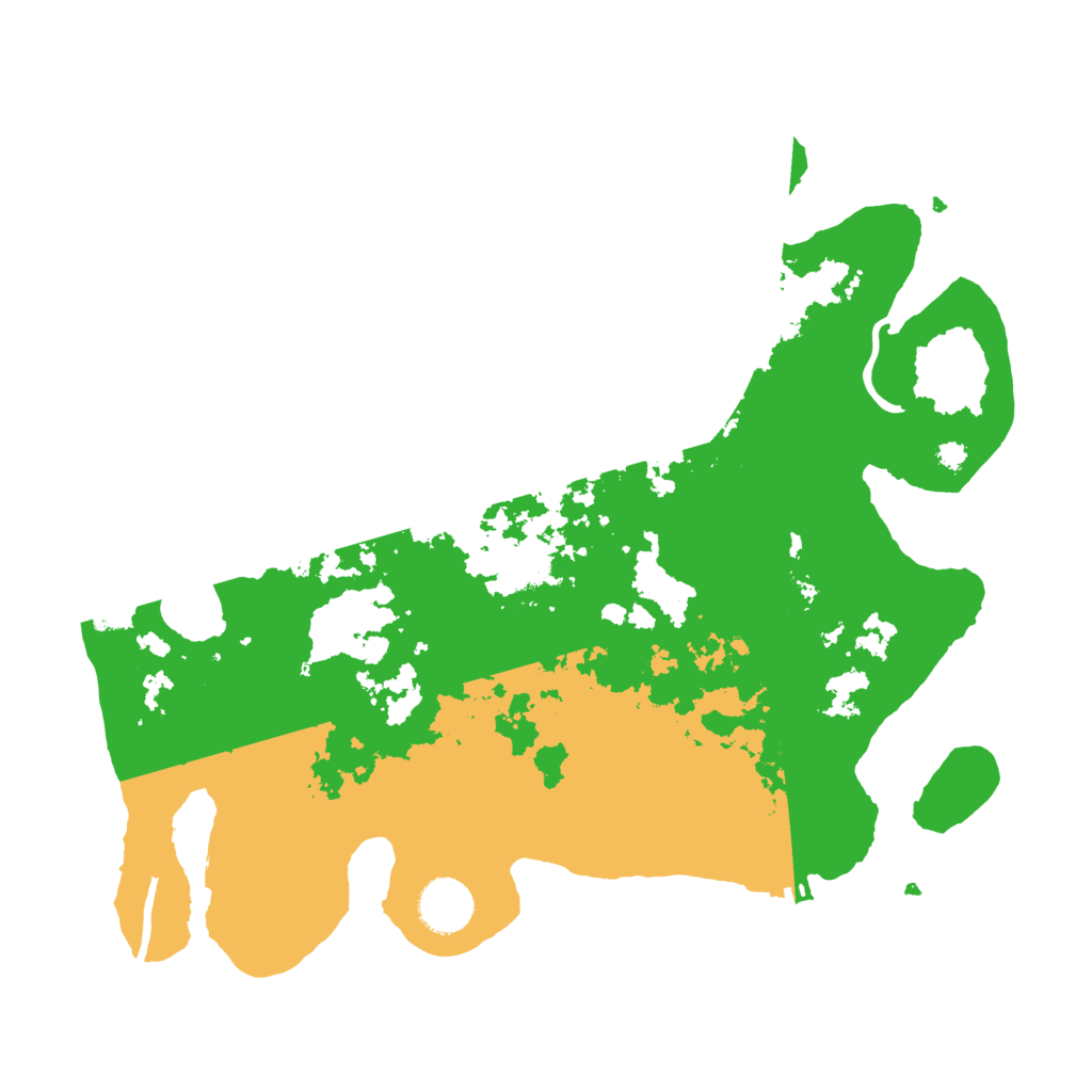 Biome Rust Map: Procedural Map, Size: 3500, Seed: 259824653