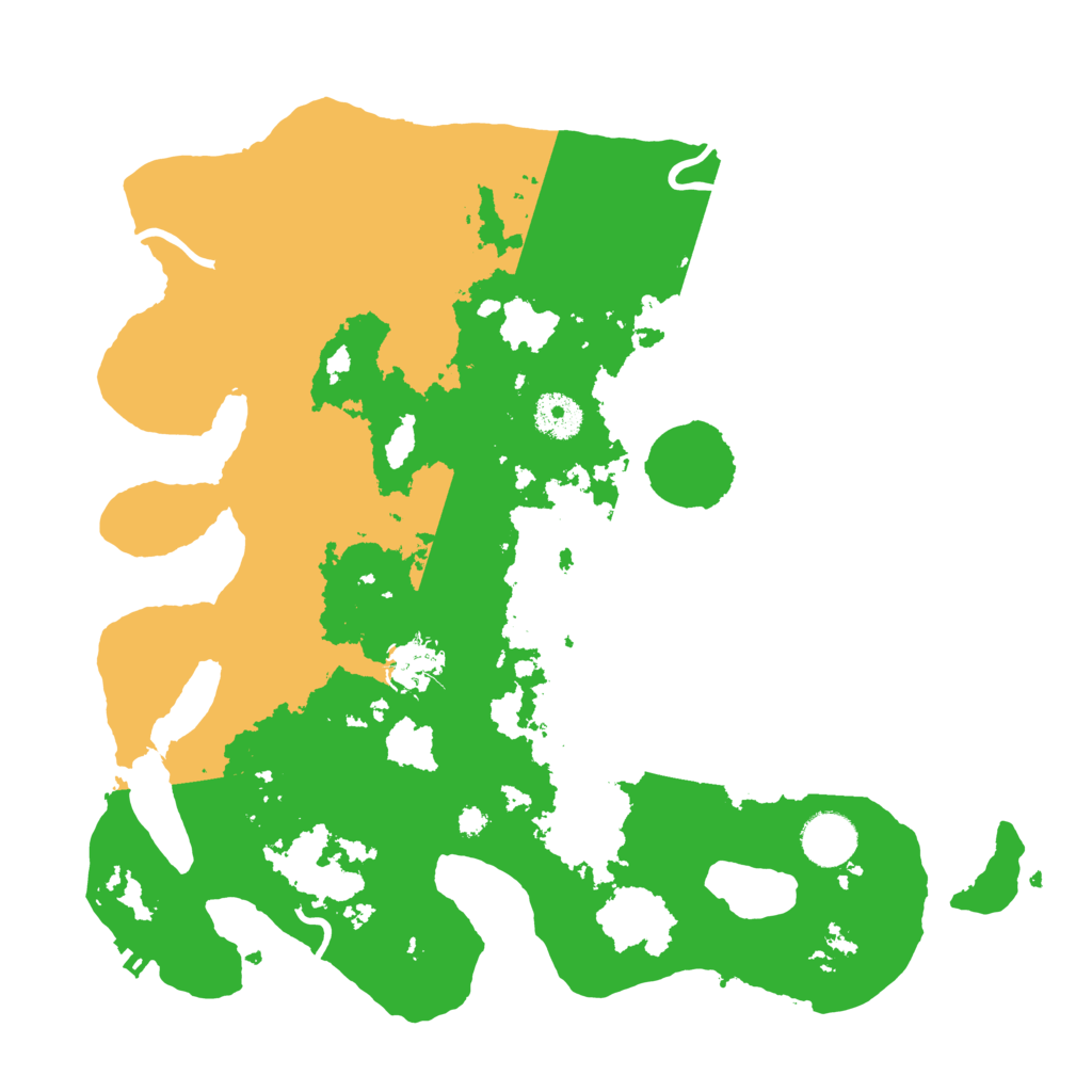 Biome Rust Map: Procedural Map, Size: 3500, Seed: 933724393