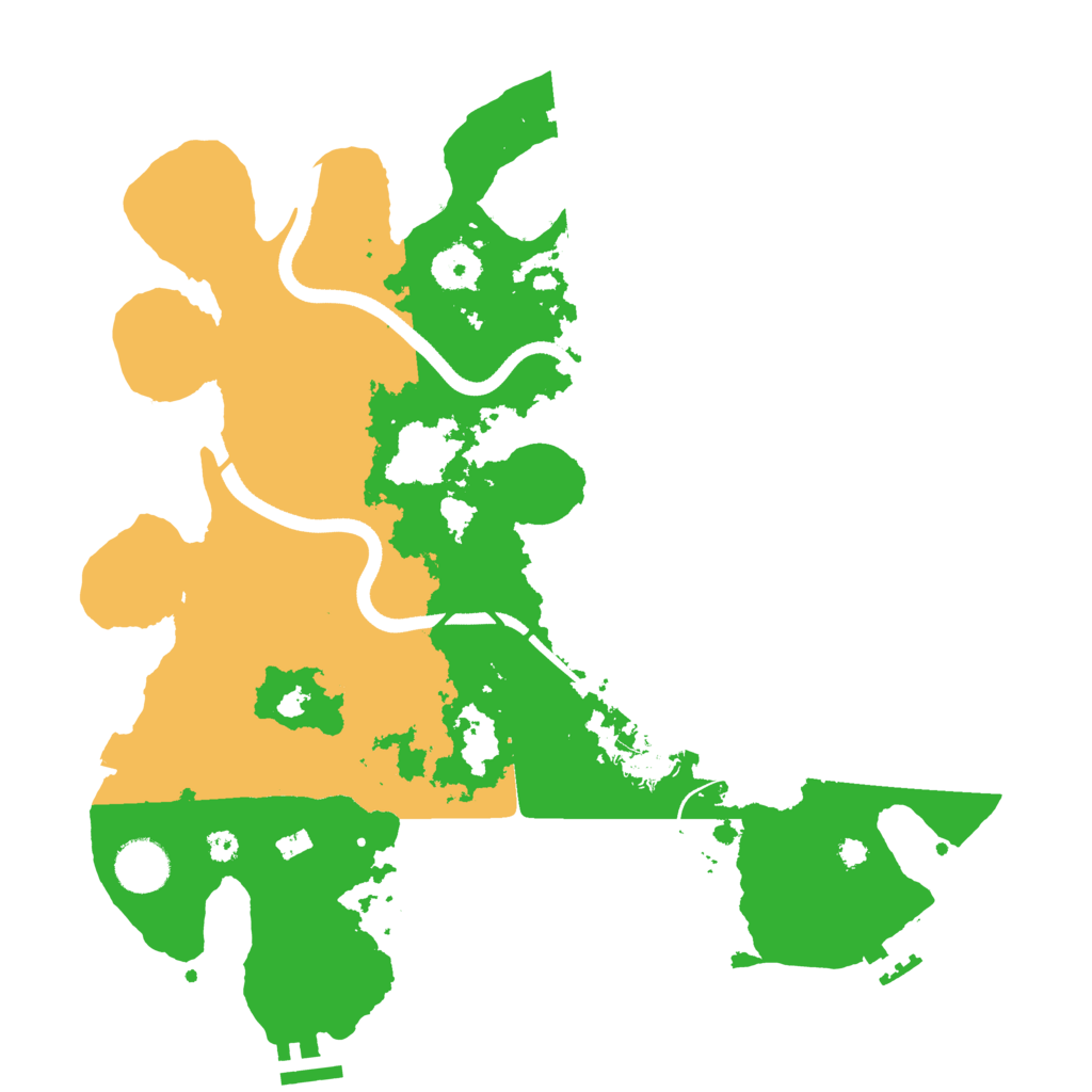 Biome Rust Map: Procedural Map, Size: 3550, Seed: 5521