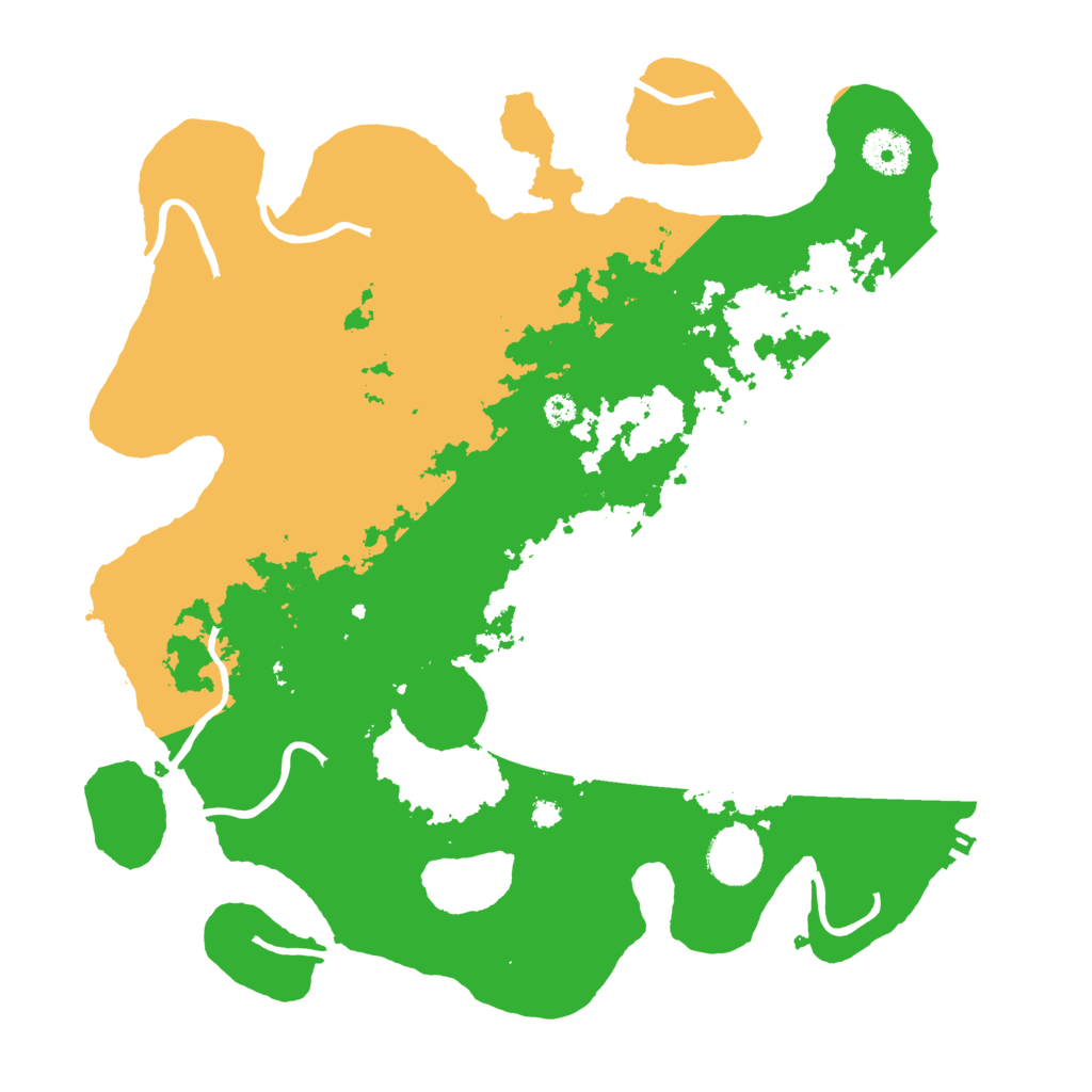 Biome Rust Map: Procedural Map, Size: 3500, Seed: 33527