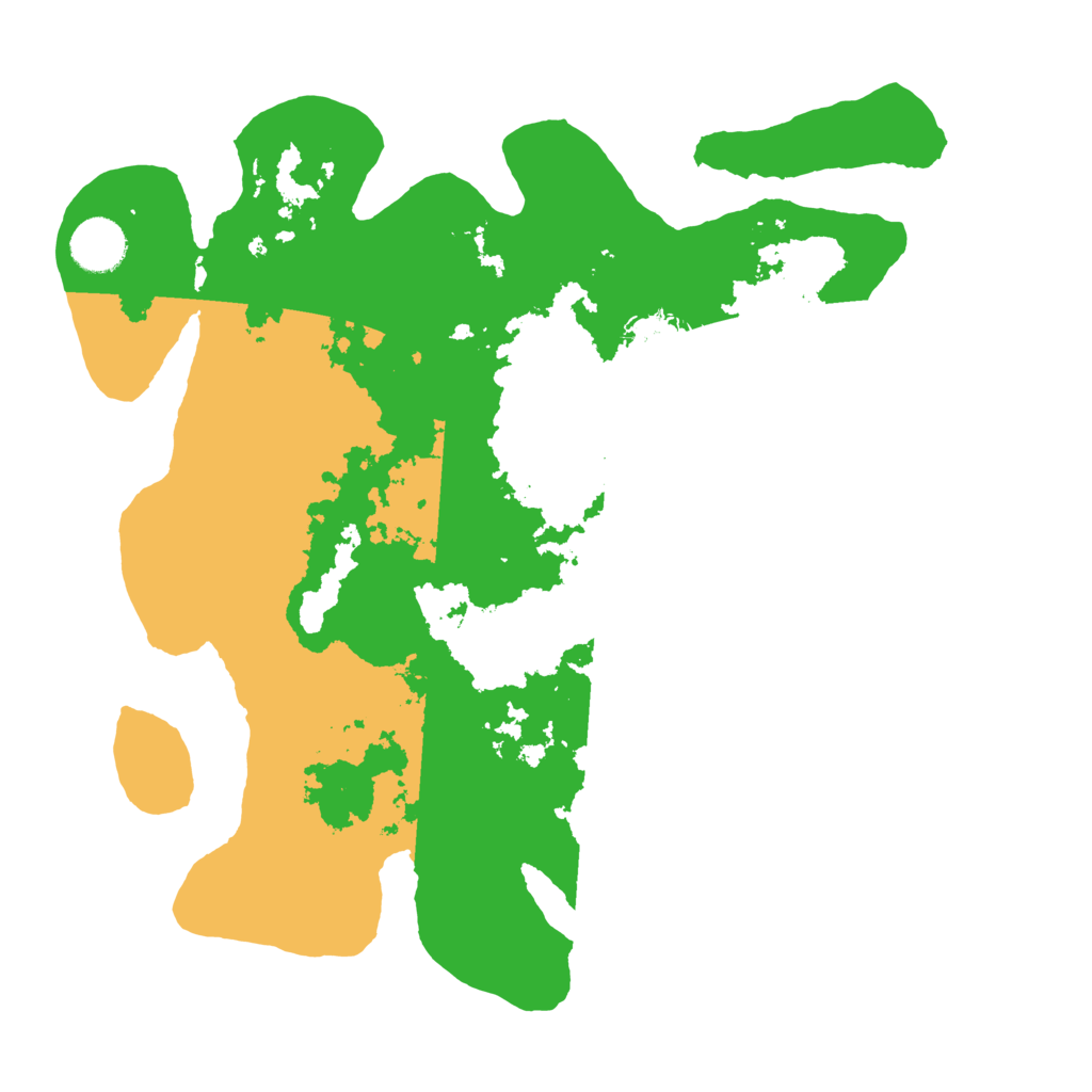 Biome Rust Map: Barren, Size: 3500, Seed: 333222