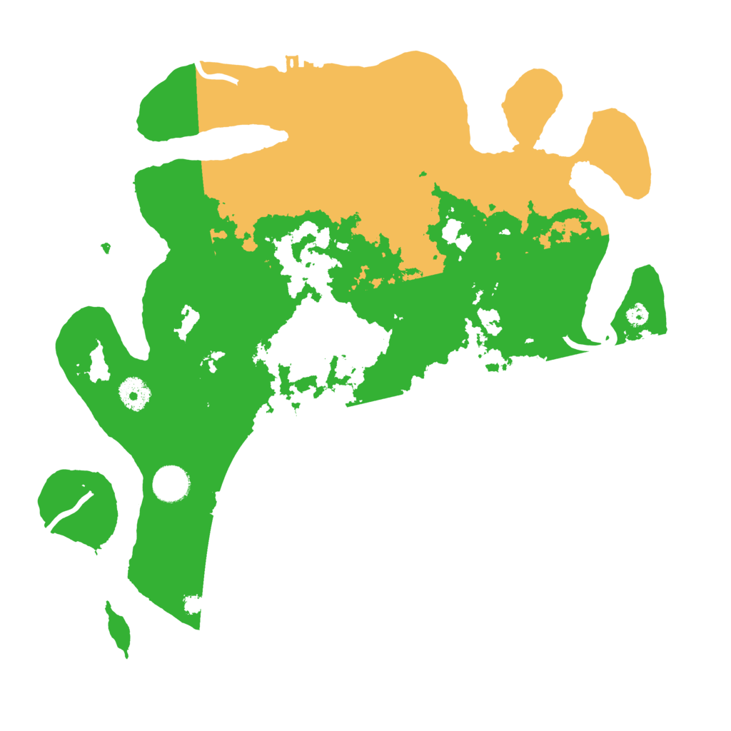 Biome Rust Map: Procedural Map, Size: 3500, Seed: 2022191531