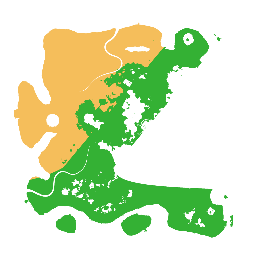 Biome Rust Map: Procedural Map, Size: 3500, Seed: 1420922082