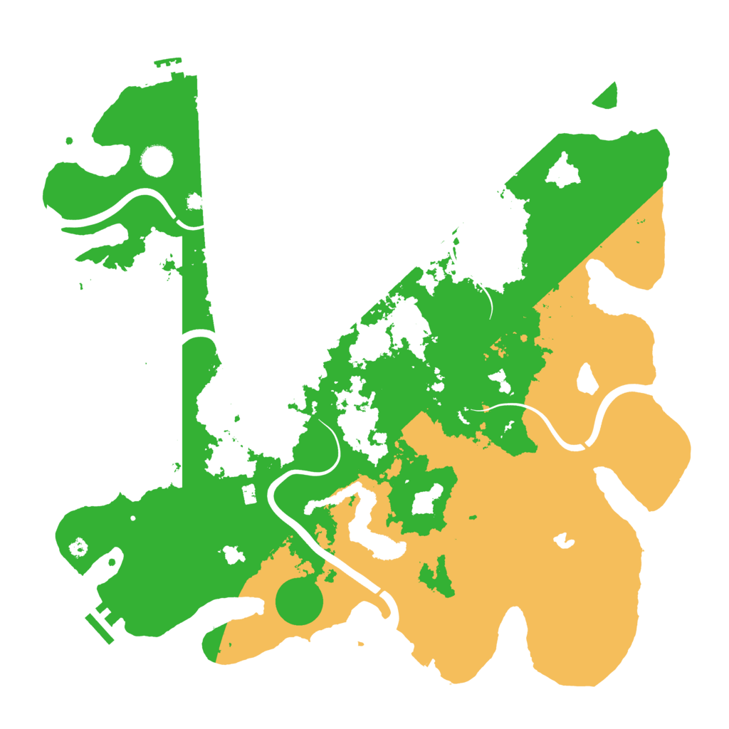 Biome Rust Map: Procedural Map, Size: 4050, Seed: 2139290487