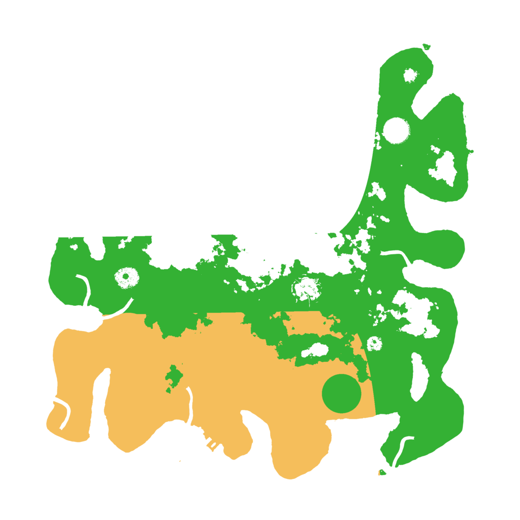 Biome Rust Map: Procedural Map, Size: 3500, Seed: 2018554187