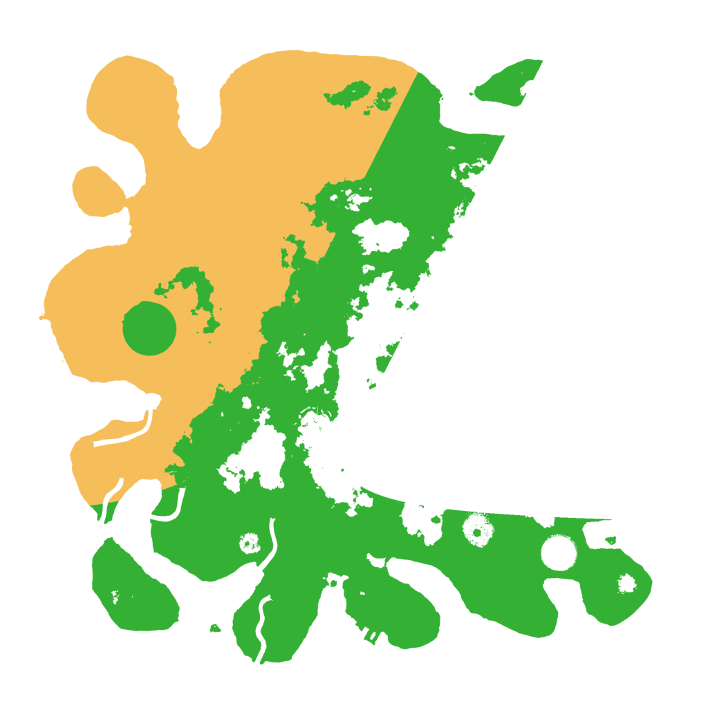 Biome Rust Map: Procedural Map, Size: 3500, Seed: 438814287