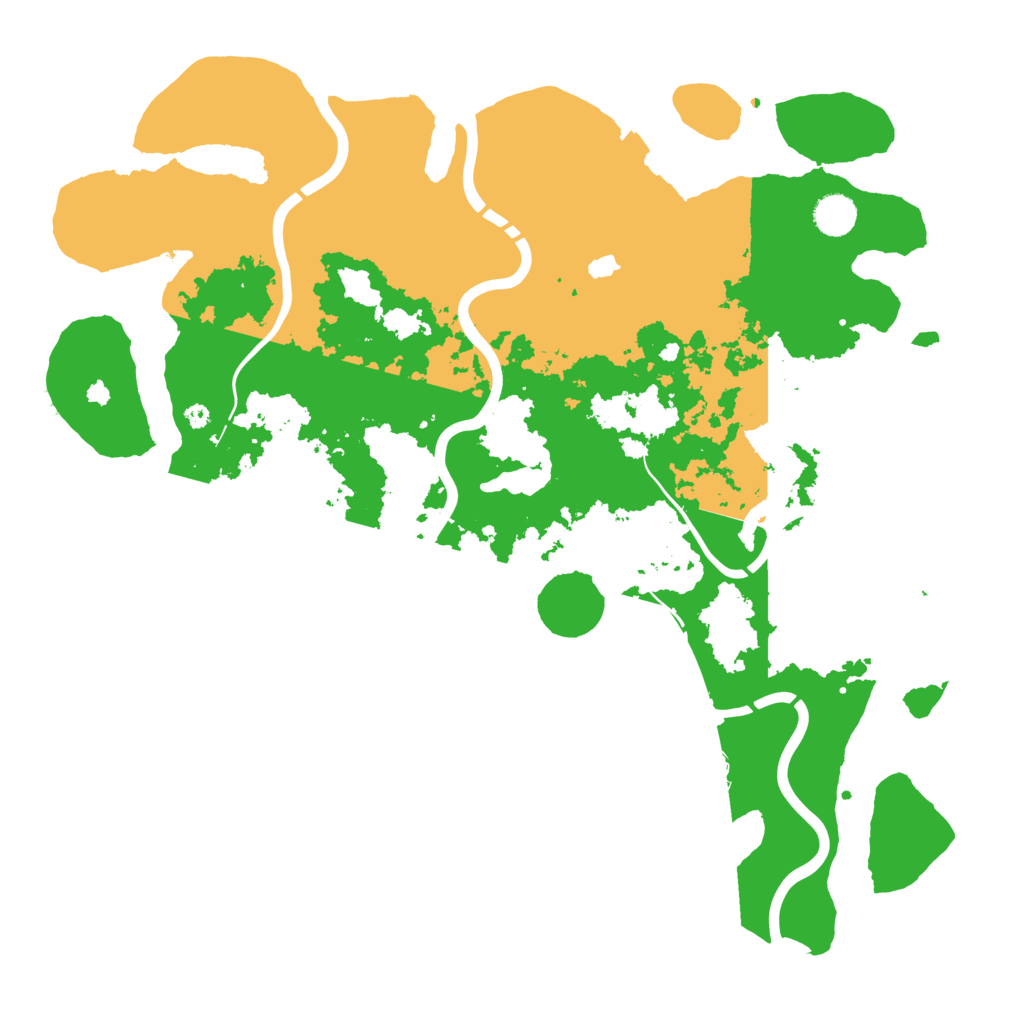 Biome Rust Map: Procedural Map, Size: 4250, Seed: 313527755