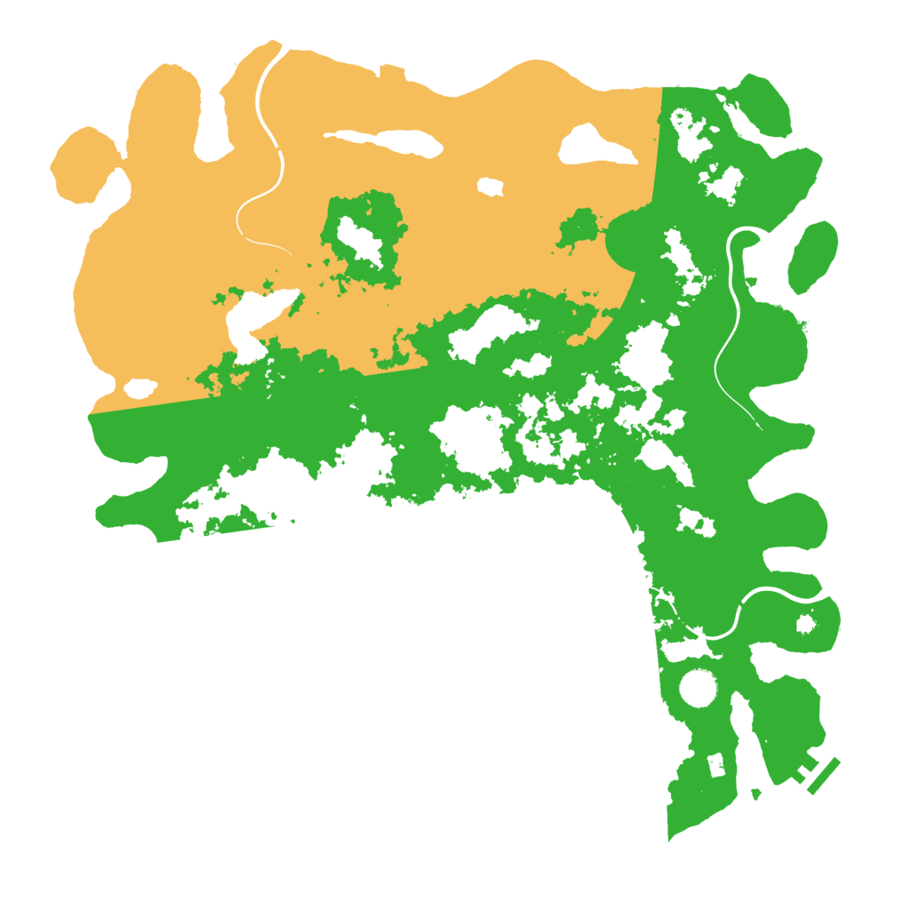 Biome Rust Map: Procedural Map, Size: 4250, Seed: 841793488