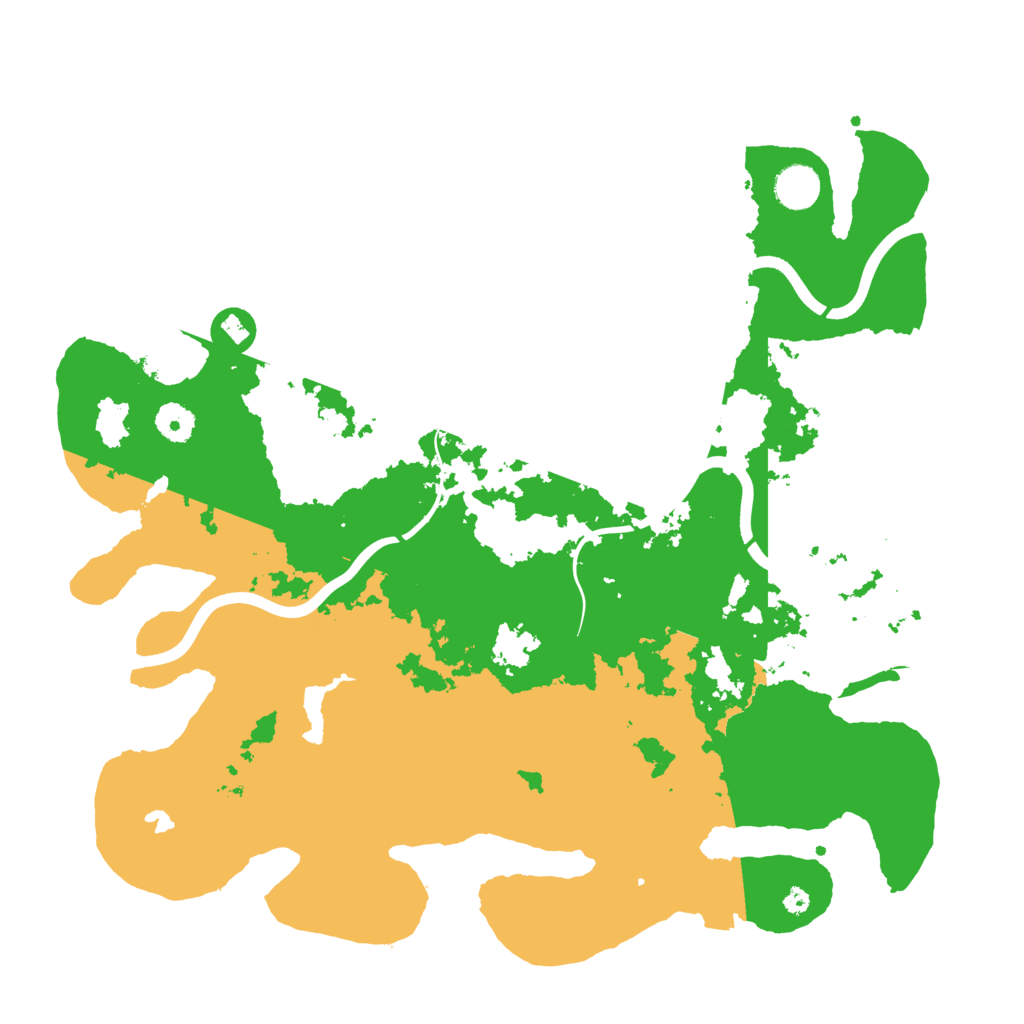 Biome Rust Map: Procedural Map, Size: 4000, Seed: 555444