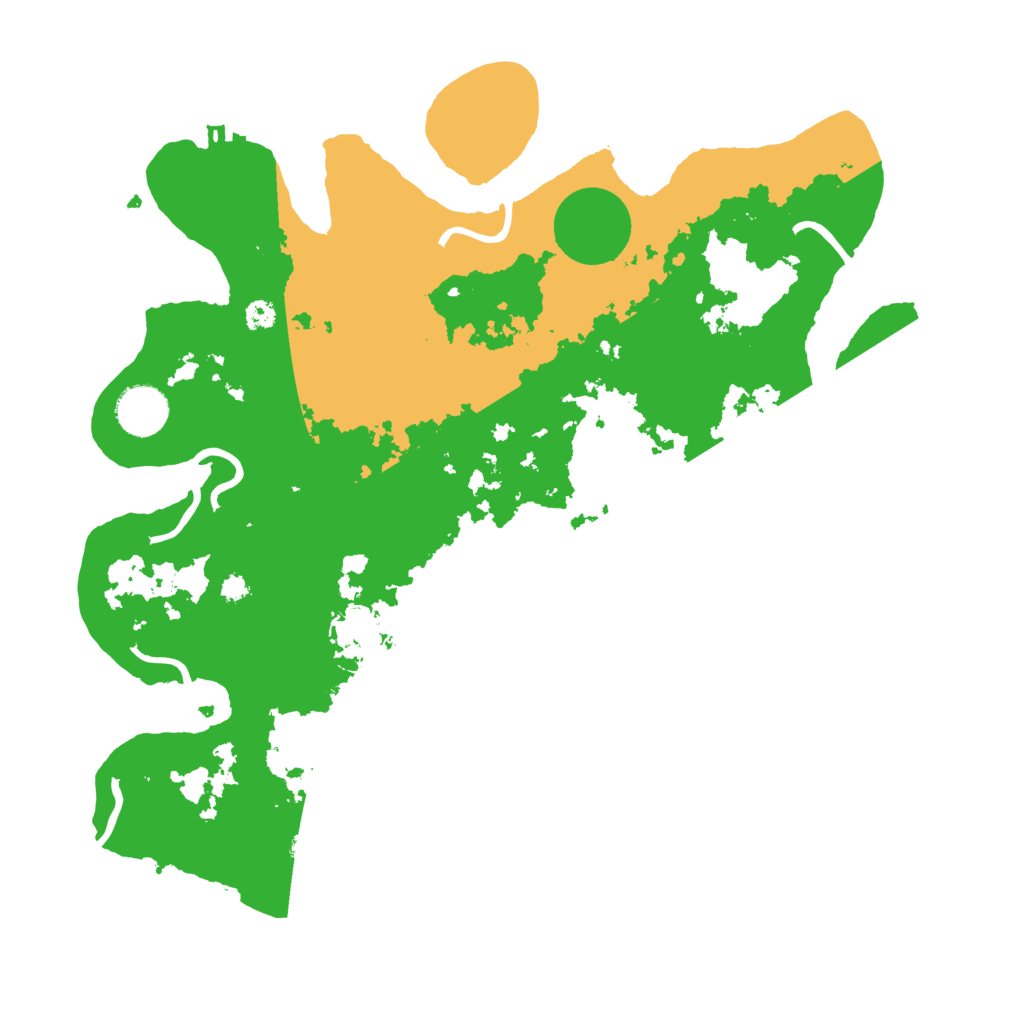 Biome Rust Map: Procedural Map, Size: 3500, Seed: 1195525943