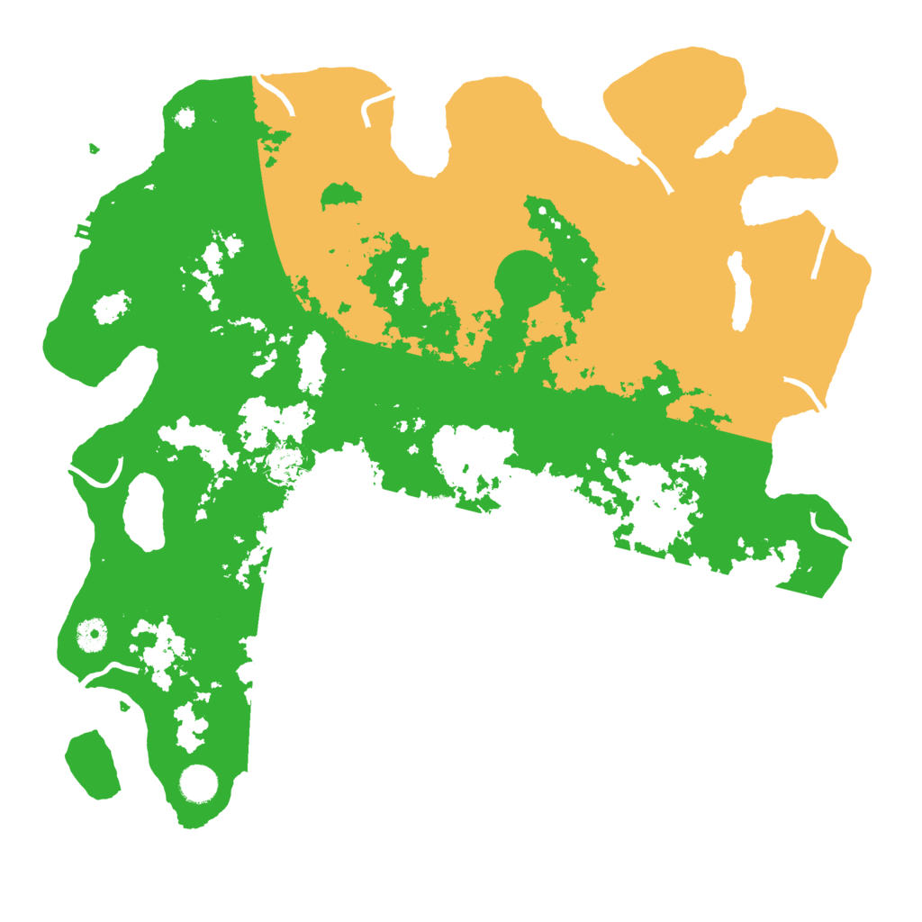 Biome Rust Map: Procedural Map, Size: 4250, Seed: 205154658