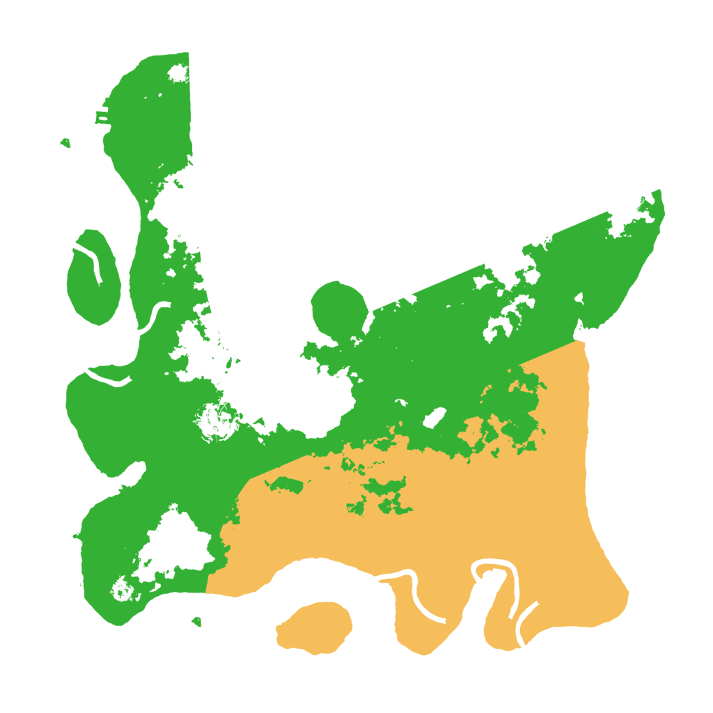 Biome Rust Map: Procedural Map, Size: 3500, Seed: 1225536783