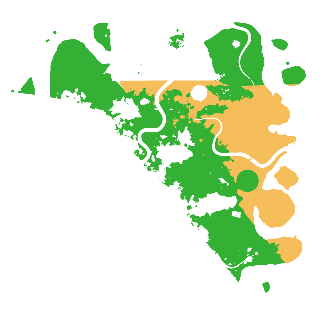Biome Rust Map: Procedural Map, Size: 3850, Seed: 2035665113