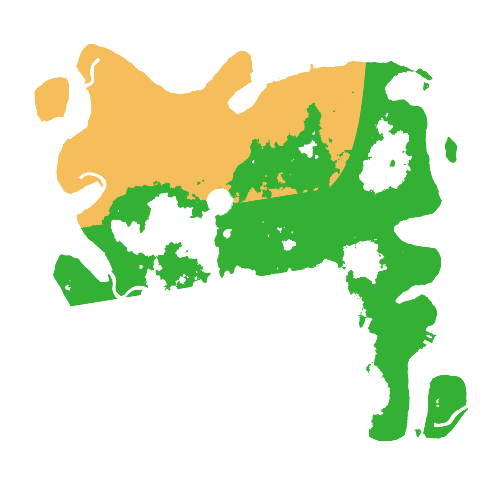 Biome Rust Map: Procedural Map, Size: 3500, Seed: 766401851