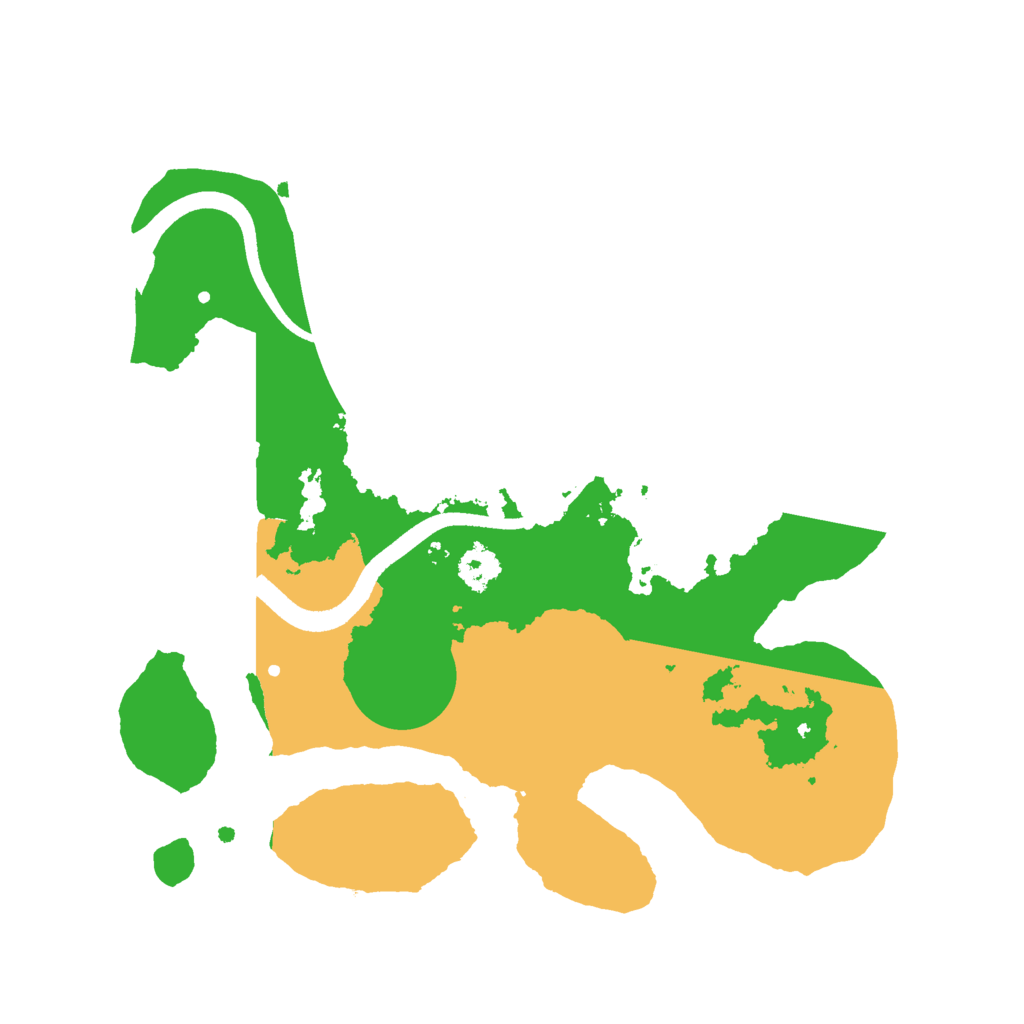 Biome Rust Map: Procedural Map, Size: 2500, Seed: 1996251218