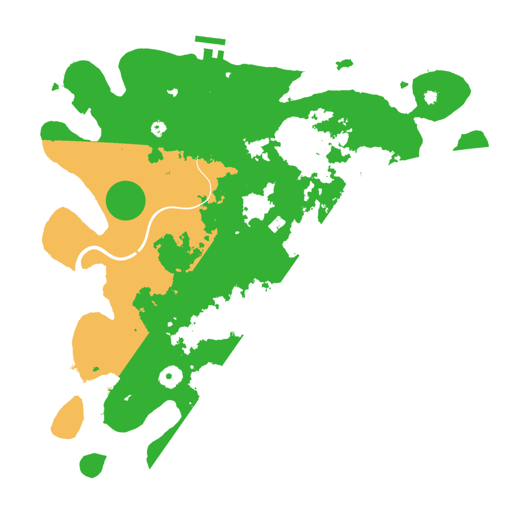 Biome Rust Map: Procedural Map, Size: 3500, Seed: 1556211249
