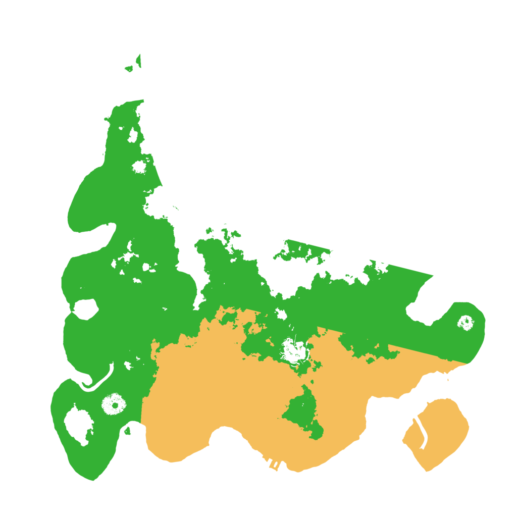 Biome Rust Map: Procedural Map, Size: 3500, Seed: 124524359