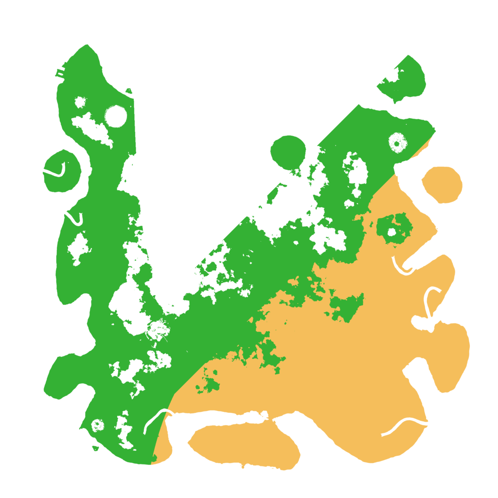 Biome Rust Map: Procedural Map, Size: 4000, Seed: 3521