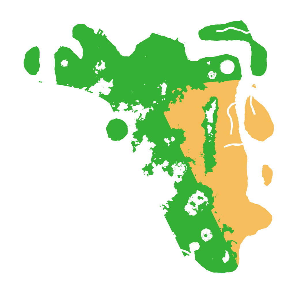 Biome Rust Map: Procedural Map, Size: 3700, Seed: 154820291