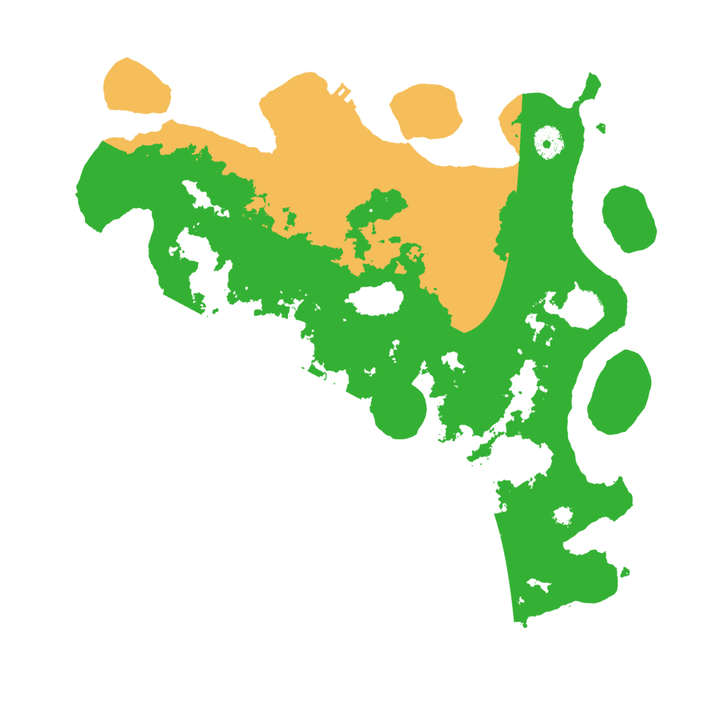 Biome Rust Map: Procedural Map, Size: 3500, Seed: 1296125