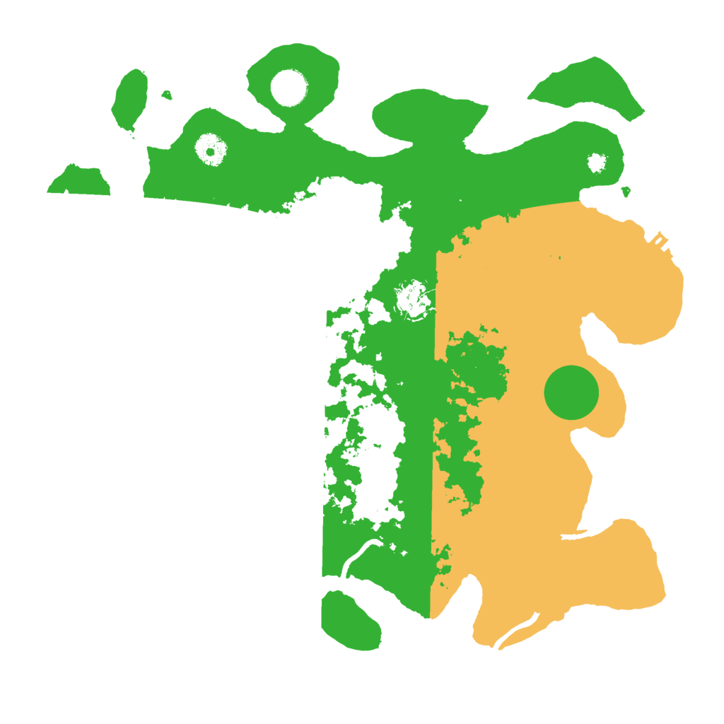 Biome Rust Map: Procedural Map, Size: 3500, Seed: 20220616