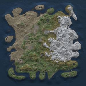 Thumbnail Rust Map: Procedural Map, Size: 4250, Seed: 63, 18 Monuments