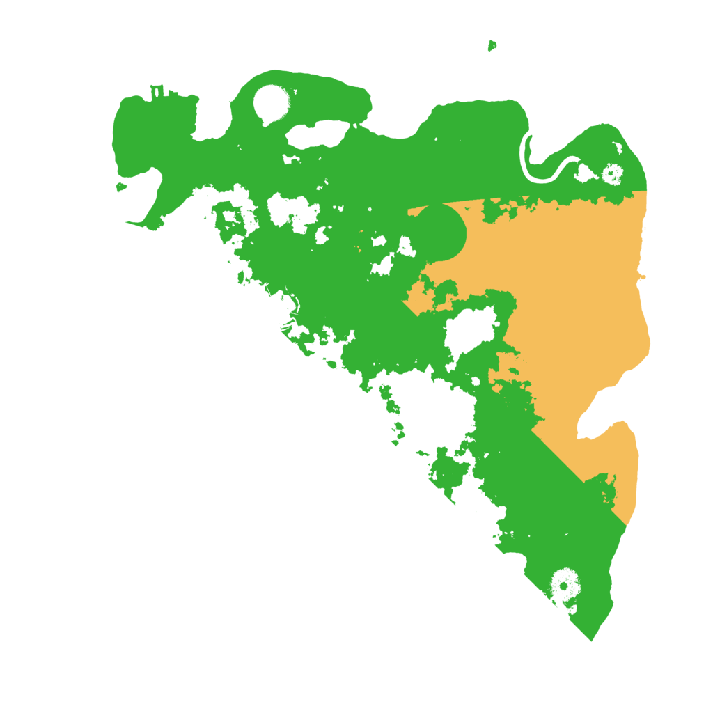 Biome Rust Map: Procedural Map, Size: 3500, Seed: 2120781070