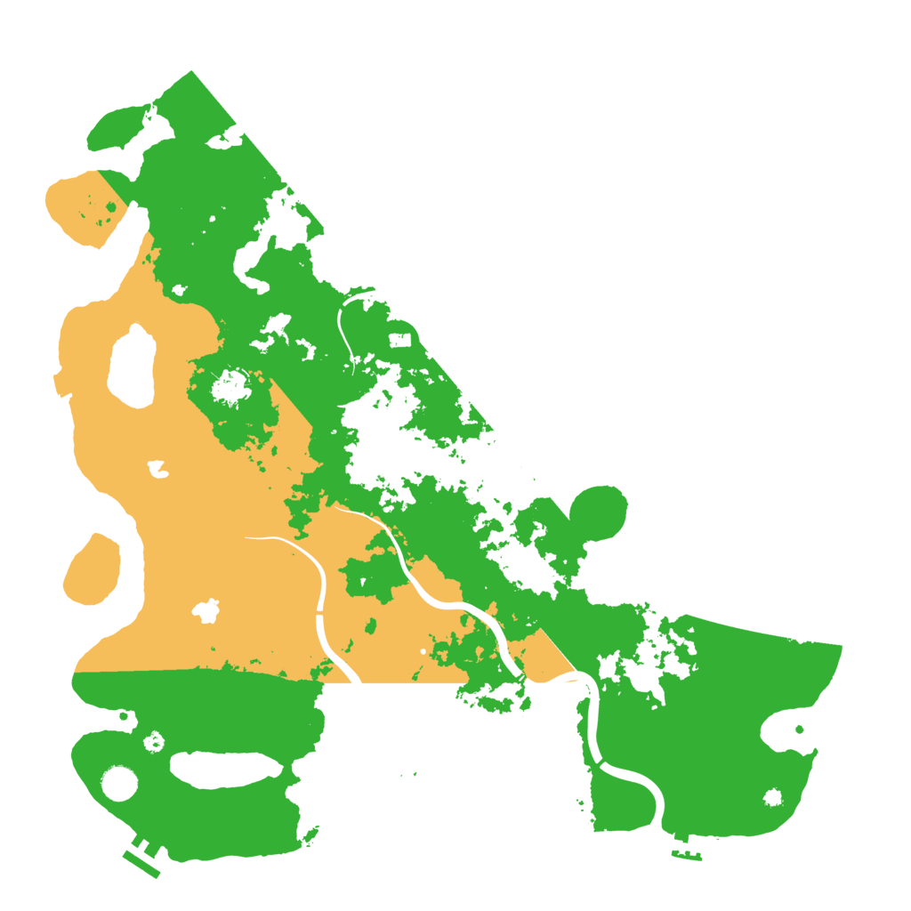 Biome Rust Map: Procedural Map, Size: 4500, Seed: 1099188341