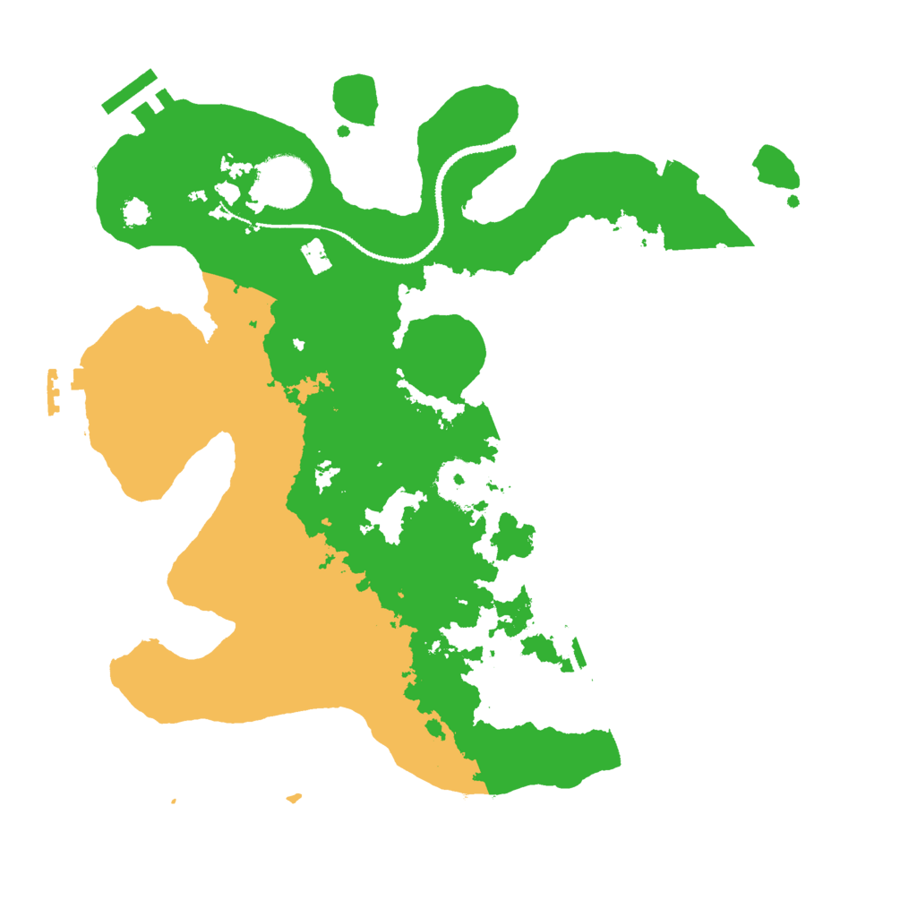 Biome Rust Map: Procedural Map, Size: 3000, Seed: 1758774510